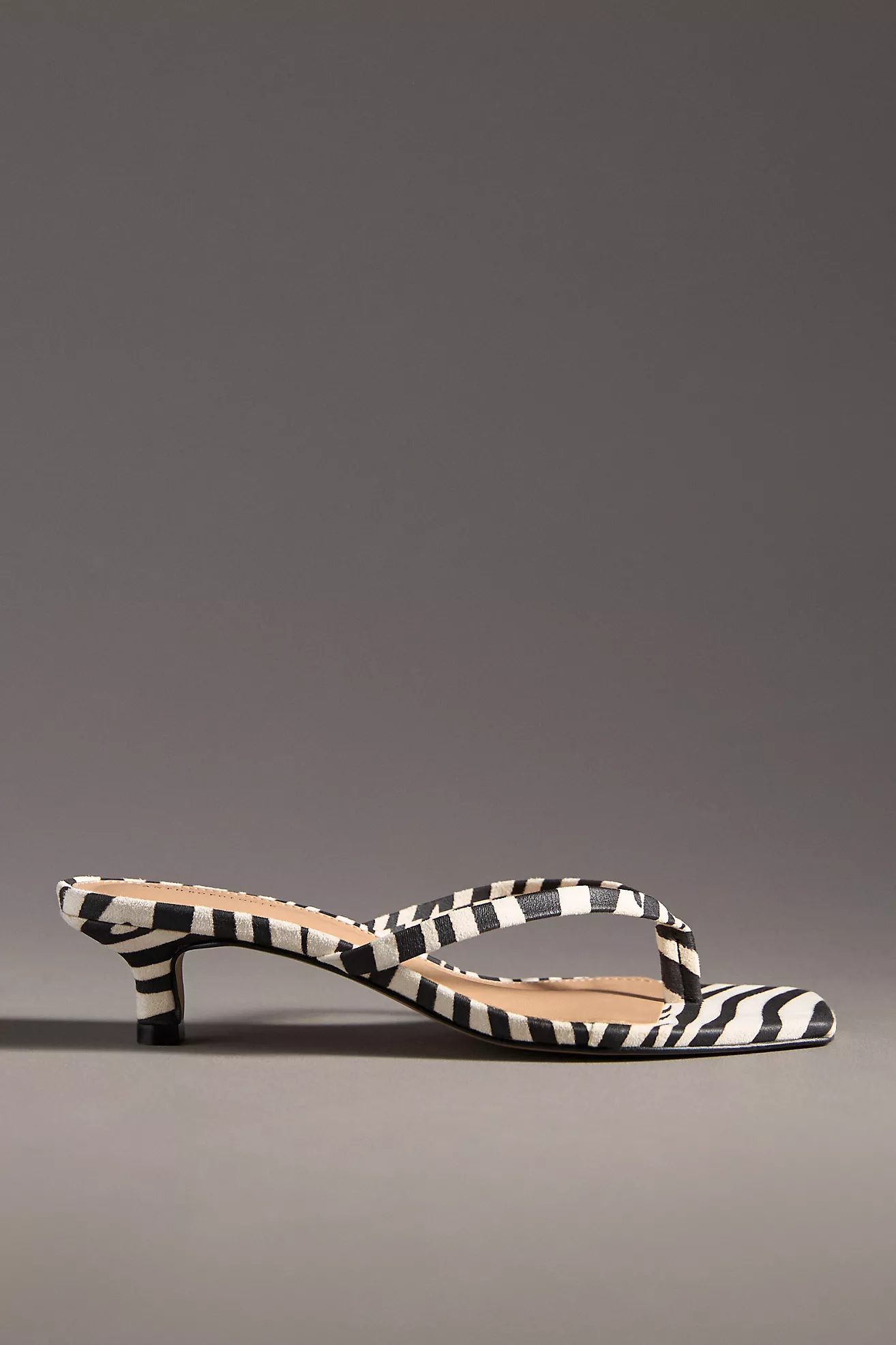 By Anthropologie Thong Kitten Heels