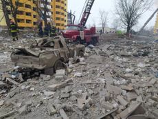 Damage to Chernihiv