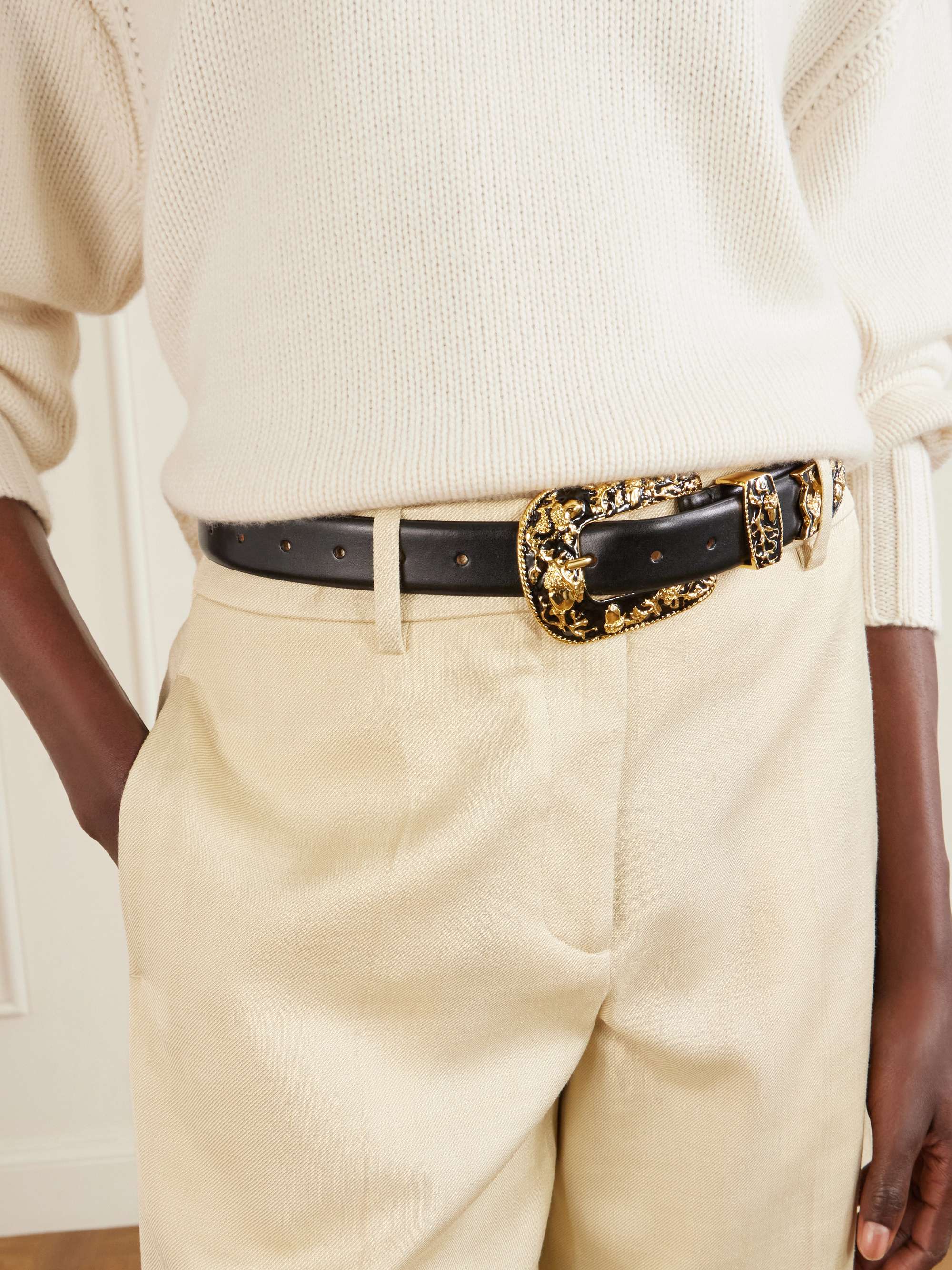 Vend&amp;ocirc;me Leather Belt