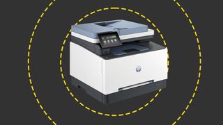 The HP LaserJet Pro MFP 3302fdw on the ITPro background