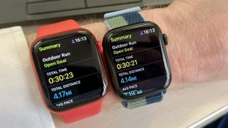 Apple watch vs wacth 6 with fitness stuff on