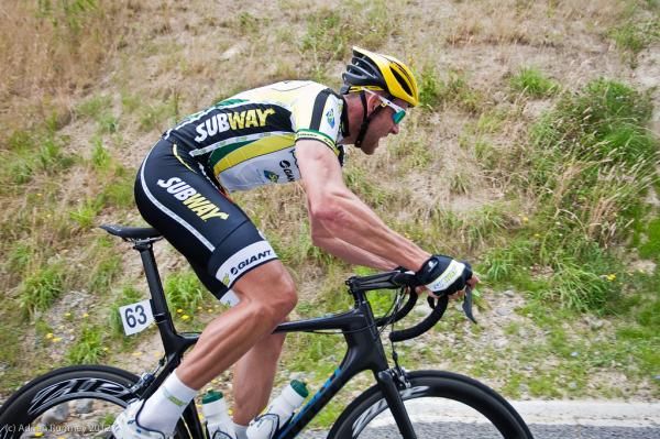 Nick Lovegrove (Subway Pro Cycling) rode aggressively again today and was rewarded with the lead in the sprint classification.