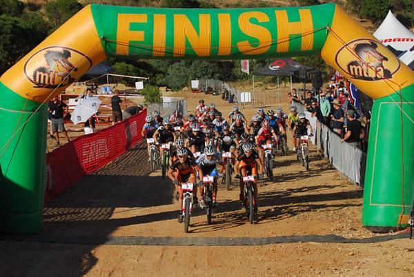 The women's start was cleaner than the men's without any falls.
