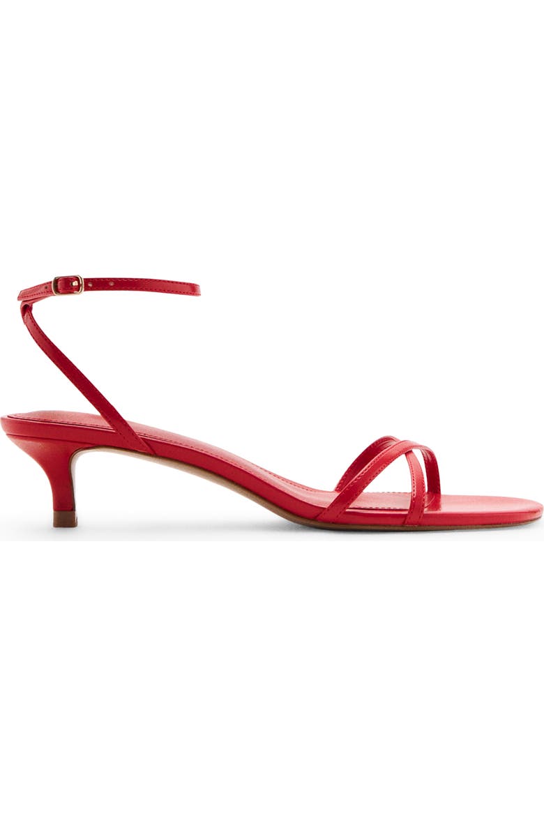 Ankle Strap Kitten Heel Sandal