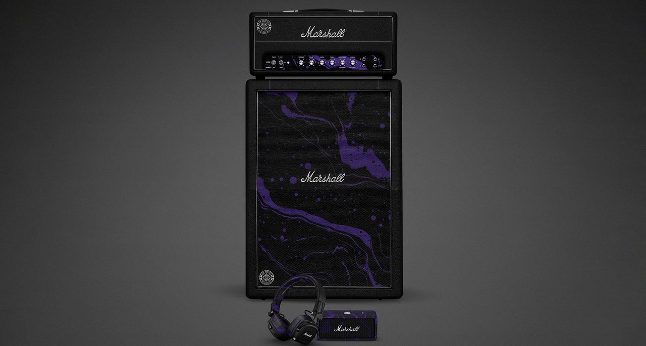 Marshall's 60th Anniversary Jimi Hendrix collection is expanded with a special edition Studio Vintage head and cab, plus Emberton III speaker and Royal V headphones.