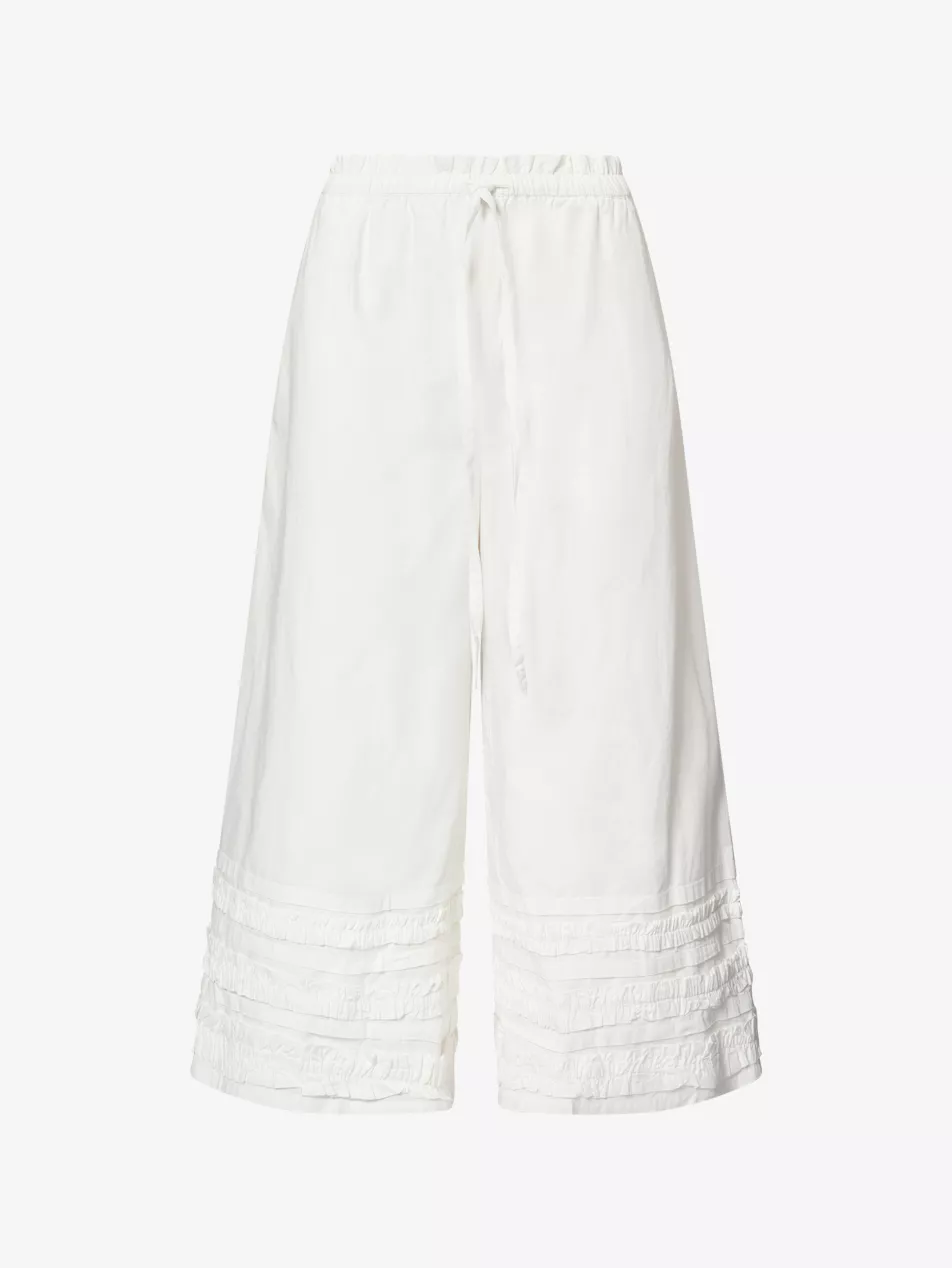 Florintina Frilled Cotton Bloomer Trousers - 6