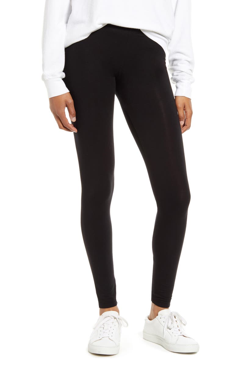 Stretch Cotton Leggings
