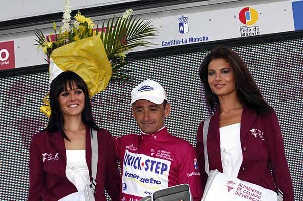 Paolo Bettini (Quick.Step - Innergetic) awarded.