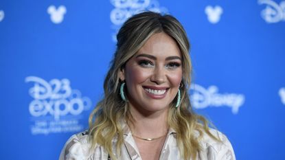 anaheim, california august 23 hilary duff attends d23 disney showcase at anaheim convention center on august 23, 2019 in anaheim, california photo by frazer harrisongetty images