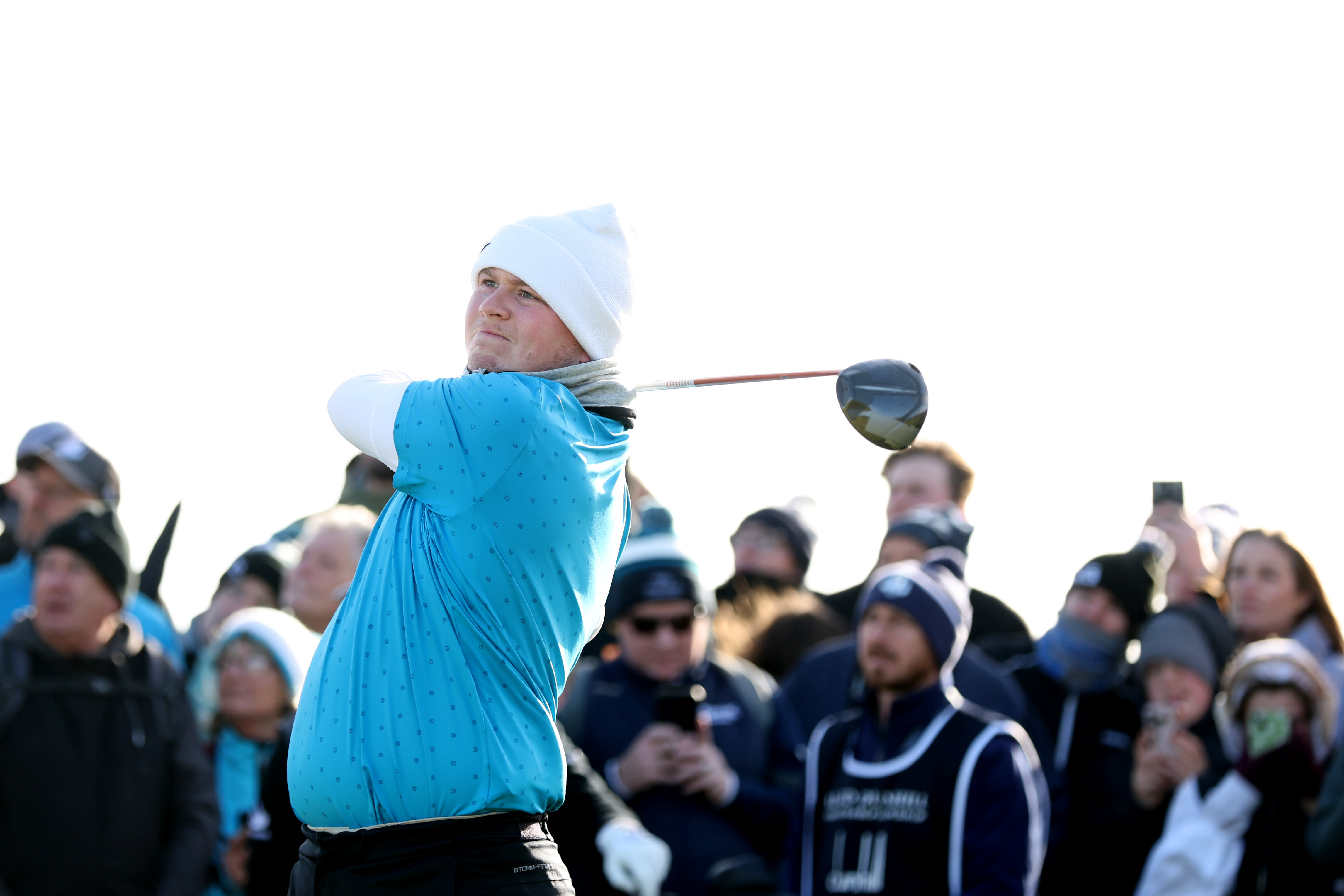 Robert MacIntyre hits a driver