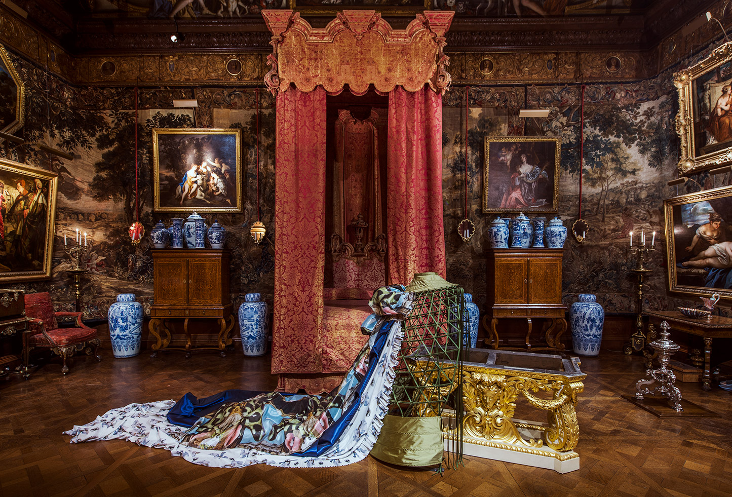 Installation view of ‘Her Grace Land’ by Linder at Chatsworth