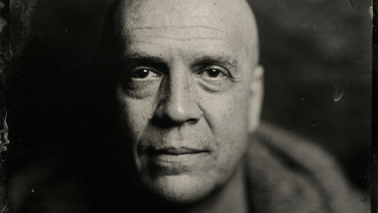 Devin Townsend as depicted on the cover of The Moth