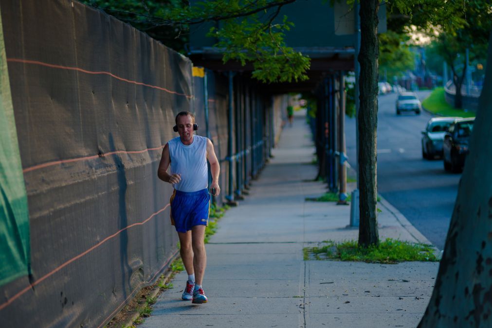 running