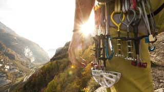 rock climbing terms: cams and nuts