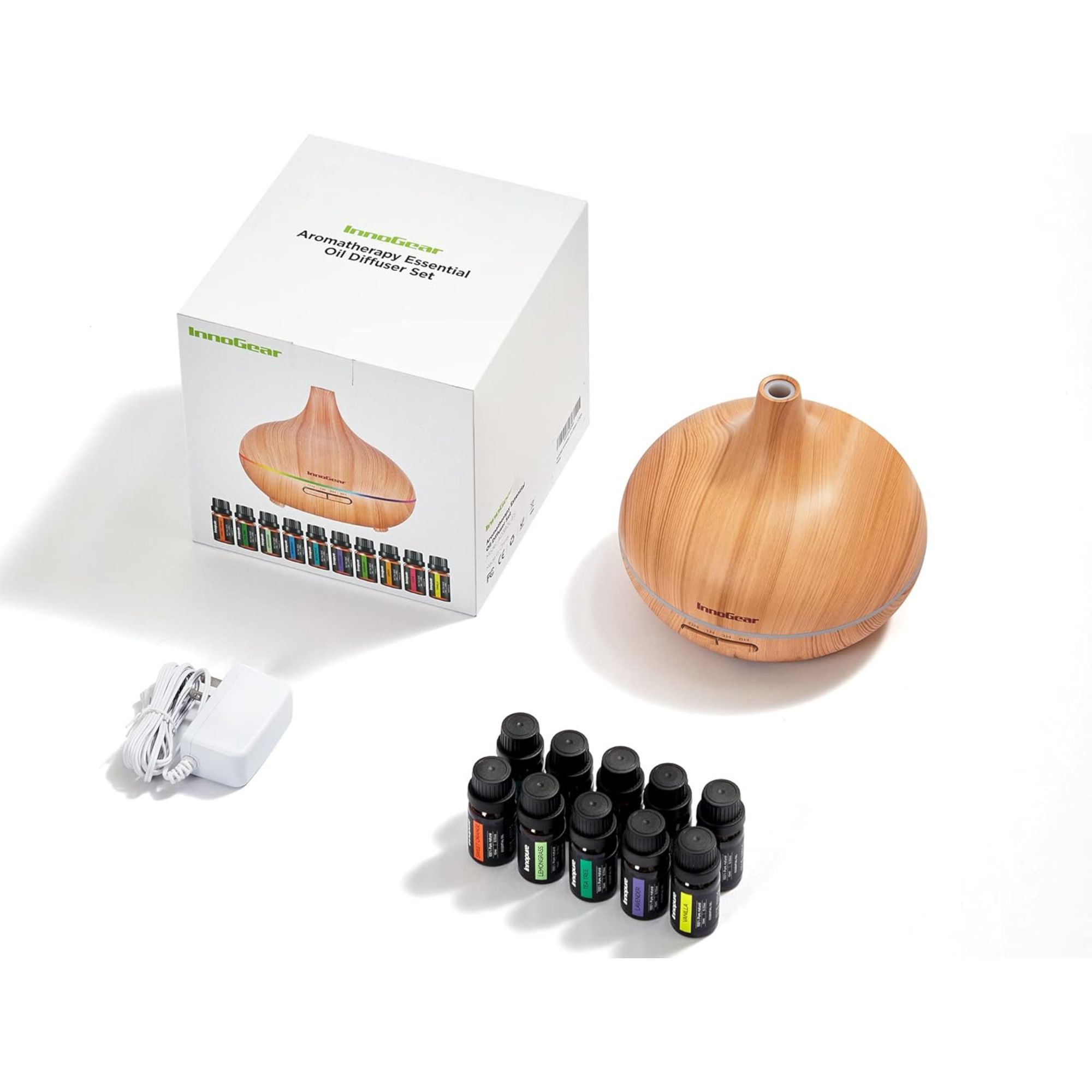 InnoGear Essential Oil Diffuser against a white background.