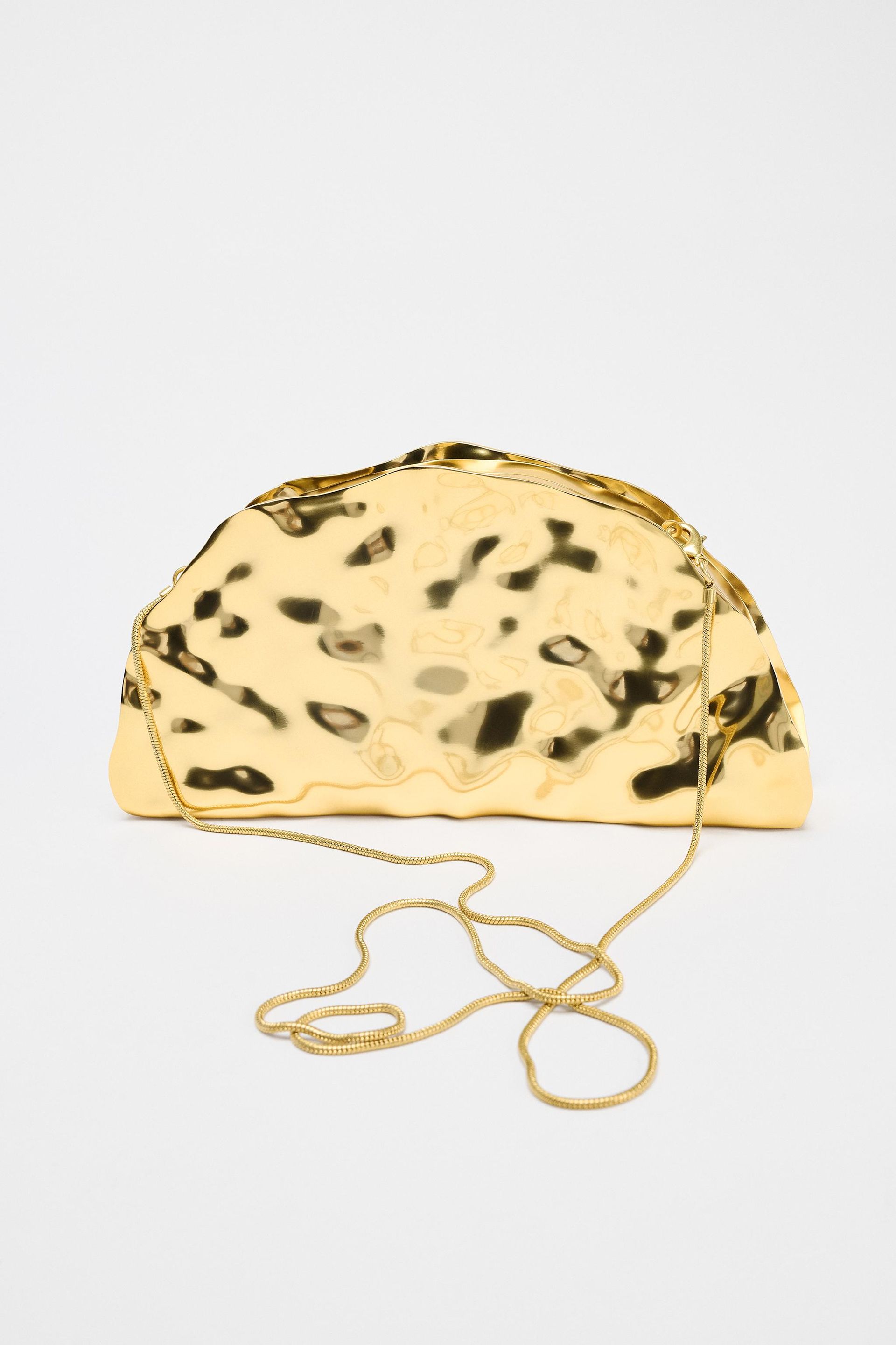 ZARA Metallic Hard Clutch