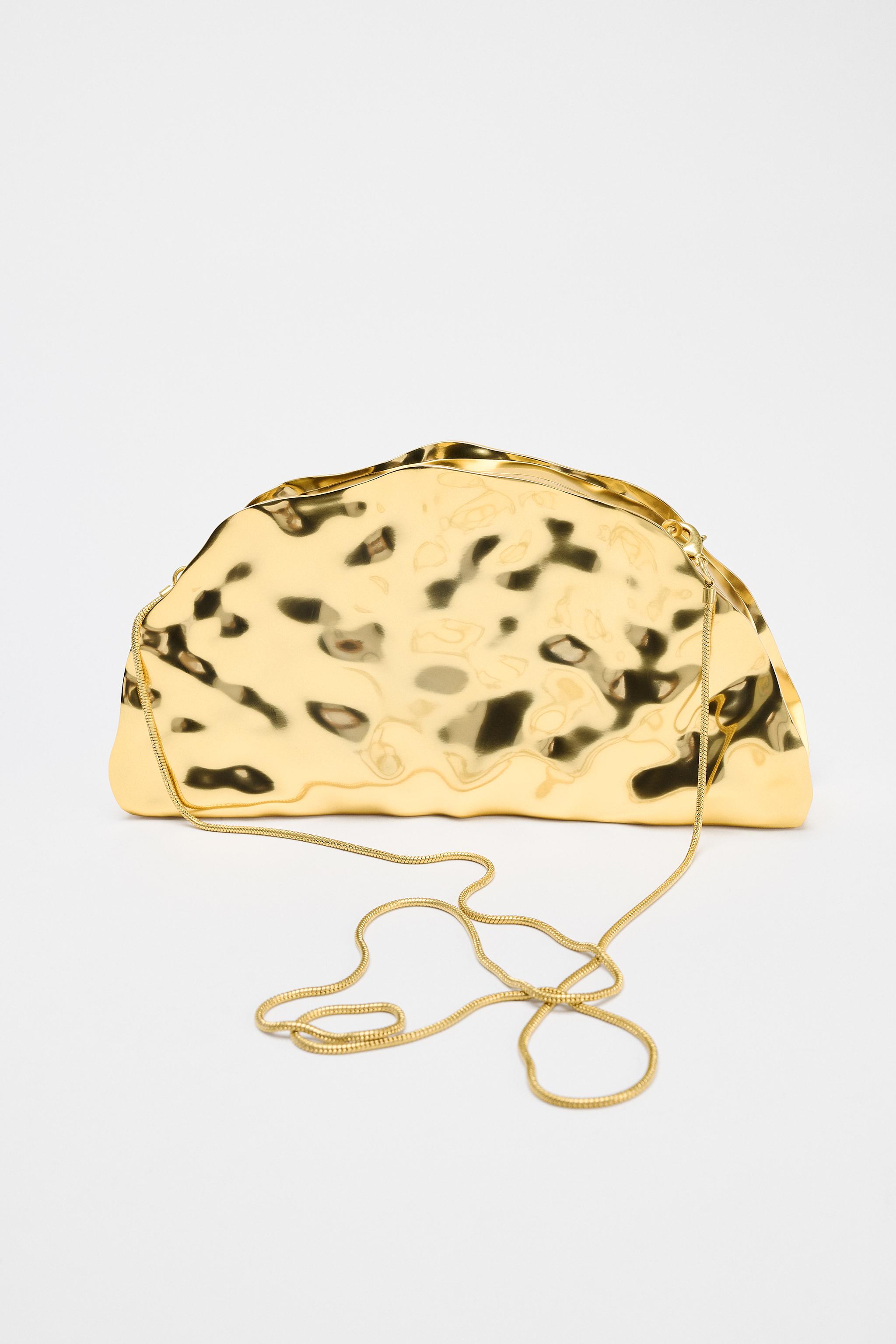 ZARA Metallic Hard Clutch