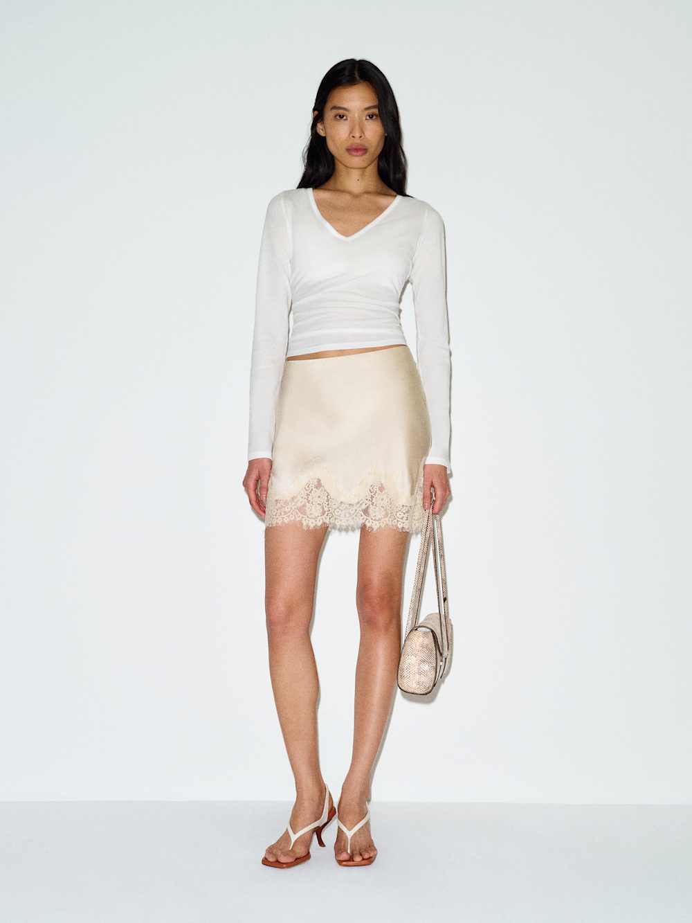 Carolina Silk Mini Skirt