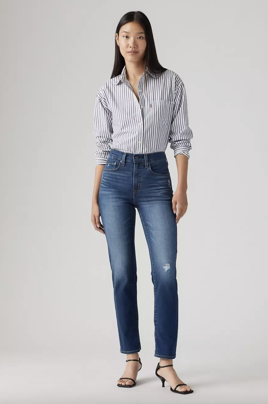 724 High Rise Straight Jeans