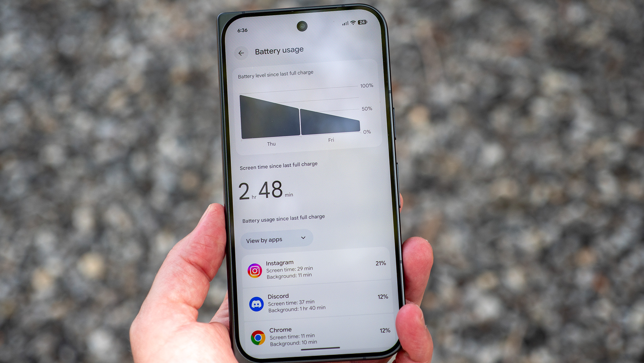 Battery life usage on the Google Pixel 11 Pro Fold