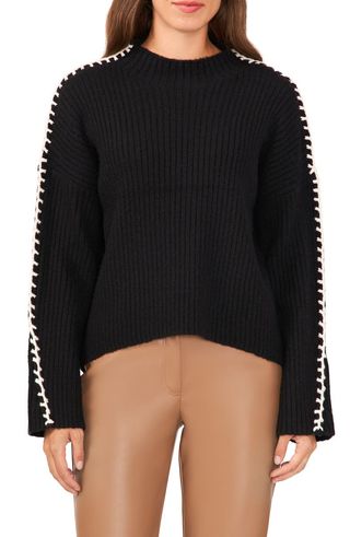 Contrast Stitch Sweater