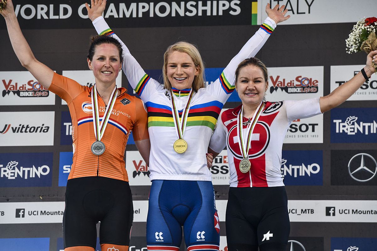 L to r: Anne Terpstra, Evie Richards, Sina Frei