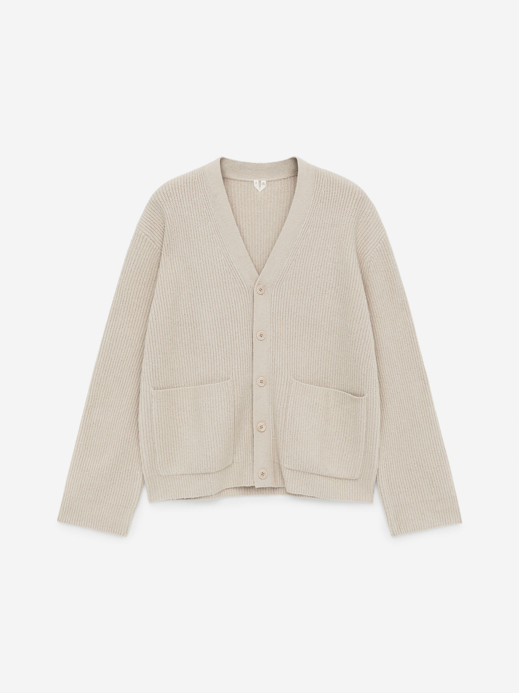 V-Neck Cardigan &amp;ndash; Light Mole &amp;ndash; Men &amp;ndash; Arket Gb