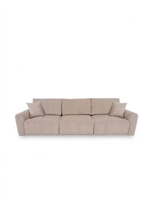 Gemini Beige 3 Seater Power Glider Sofa