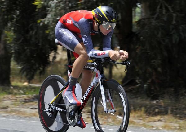Jesse Sergent riding for team Radioshack will have to settle for second place