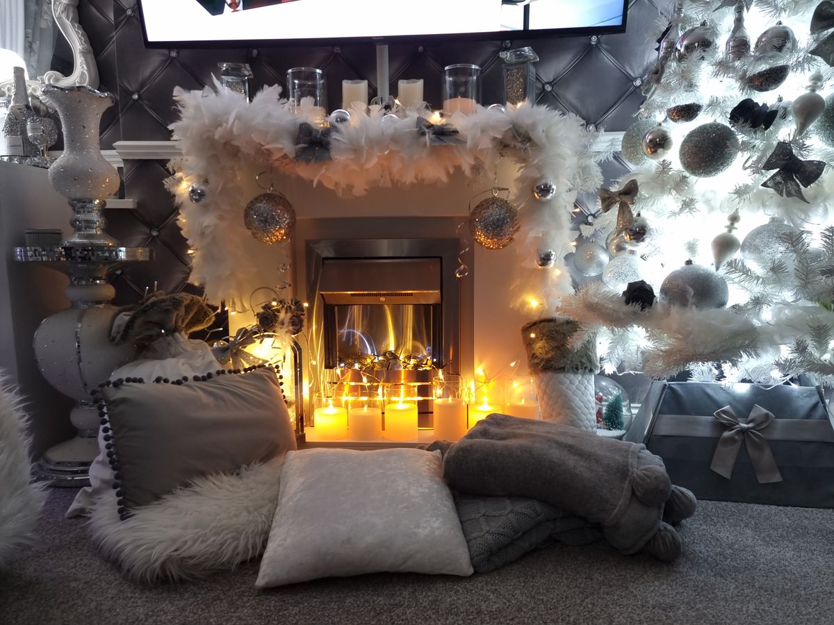 Christmas studio set up from home DIY