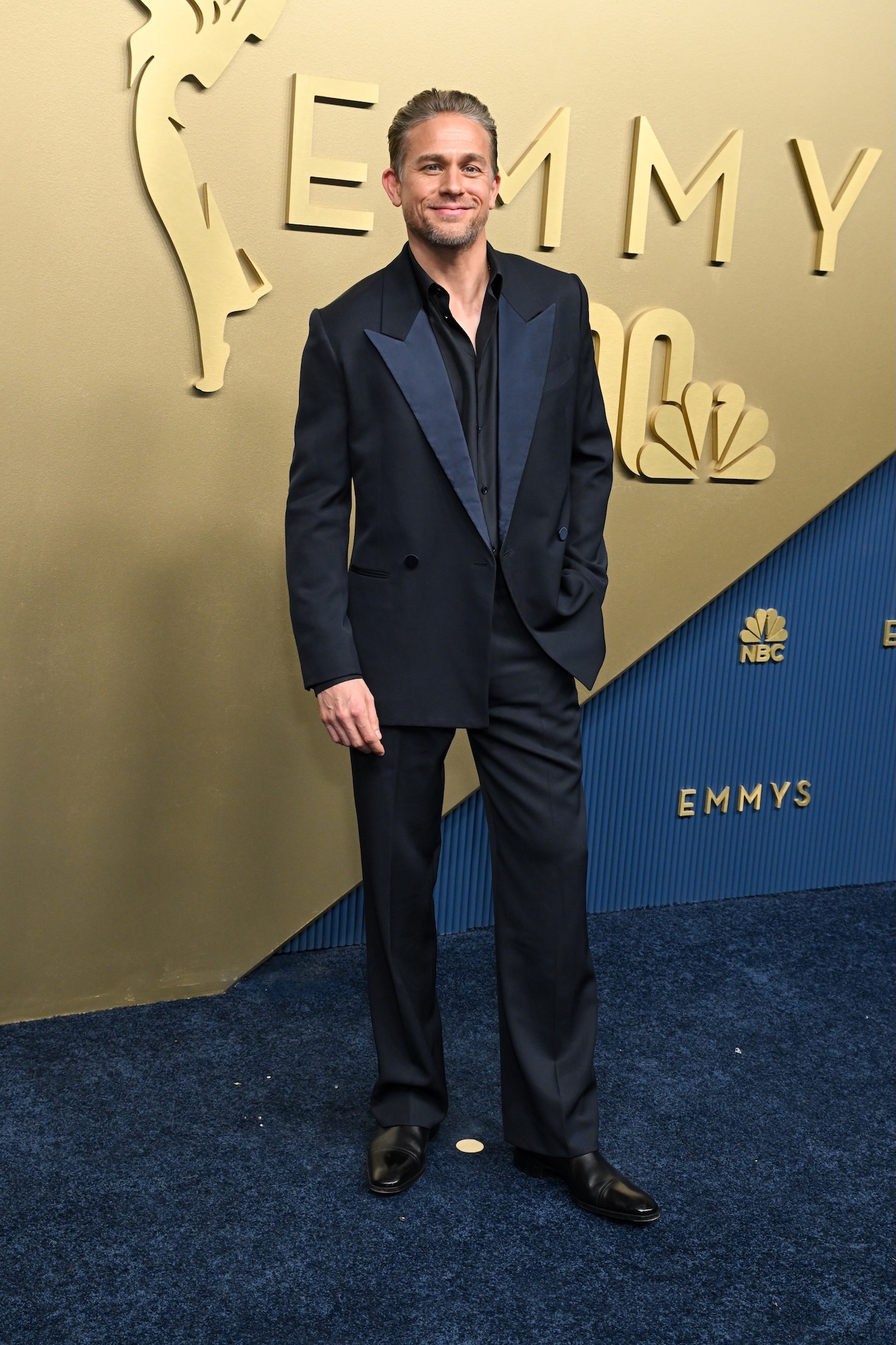 Charlie Hunnam at the 78th Emmy Awards held at Peacock Theater on September 14, 2026 in Los Angeles, California. (Photo by Gilbert Flores/Variety via Getty Images)