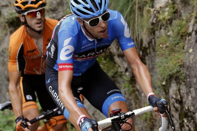Ryder Hesjedal (Garmin Sharp) went on the attack on stage 19