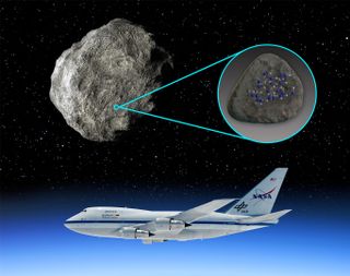 Data collected by the Faint Object InfraRed Camera (FORCAST) instrument on the now-retired Stratospheric Observatory for Infrared Astronomy (SOFIA) showed signs of water on the surface of two silicate-rich asteroids, called Iris and Massalia.
