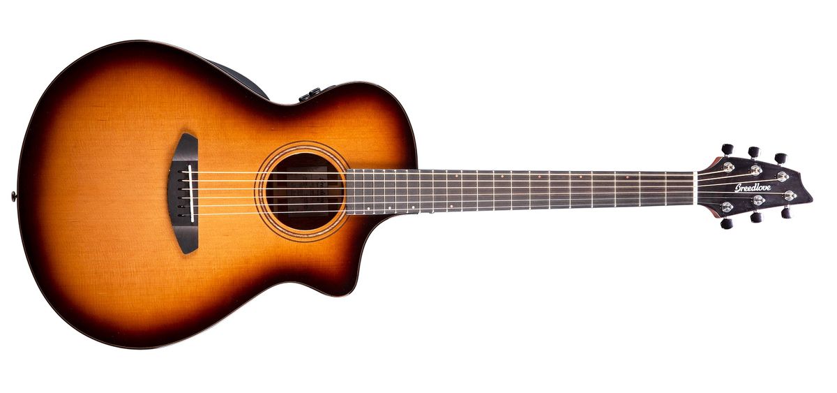 Breedlove's Solo Pro Series Concert Edgeburst CE guitar