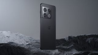 An official render of the OnePlus 10 Pro in Volcanic Black