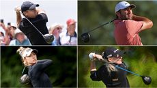 Rory McIlroy, Scottie Scheffler, Nelly Korda and Charley Hull hit drivers