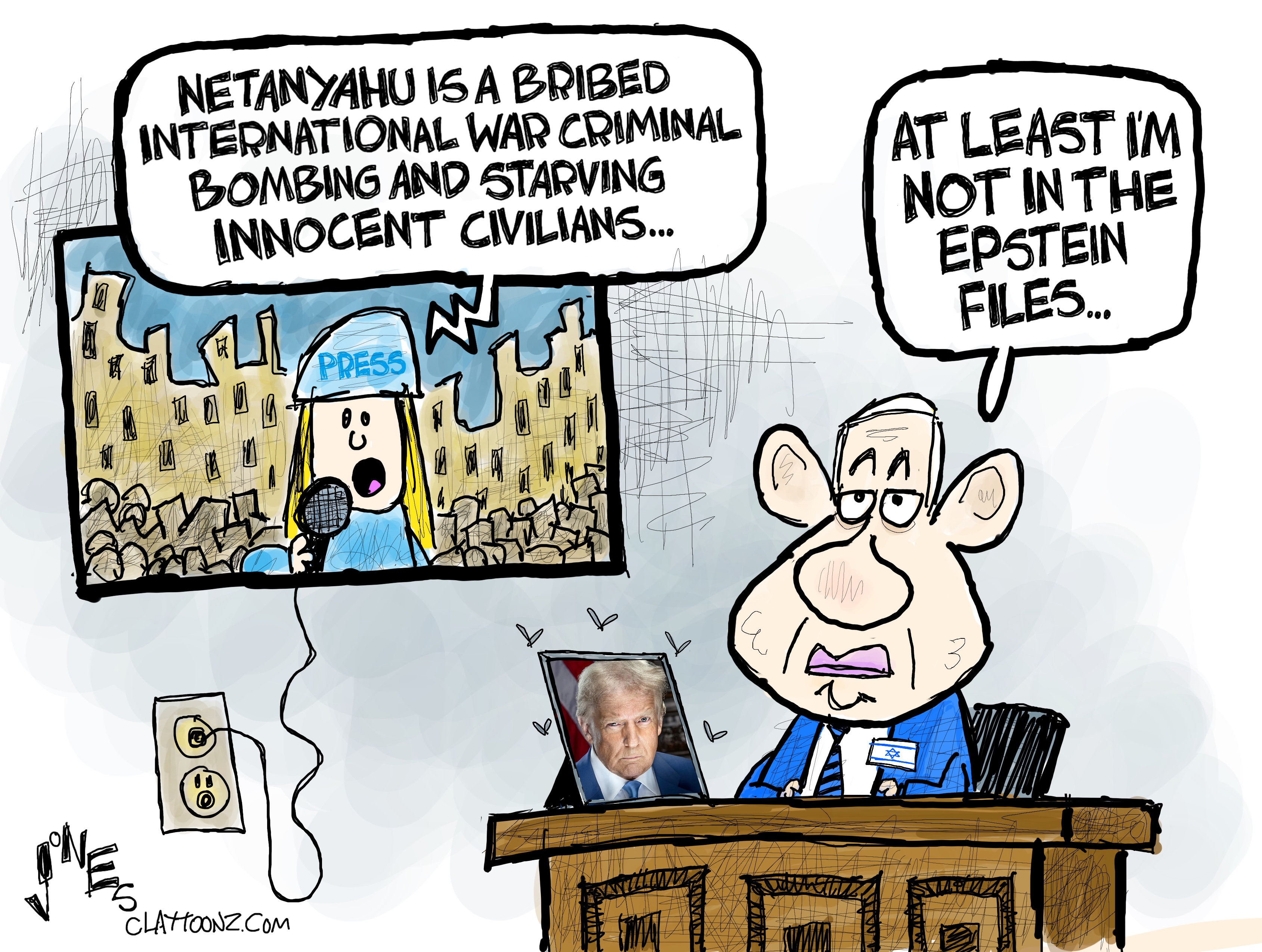 Political cartoon