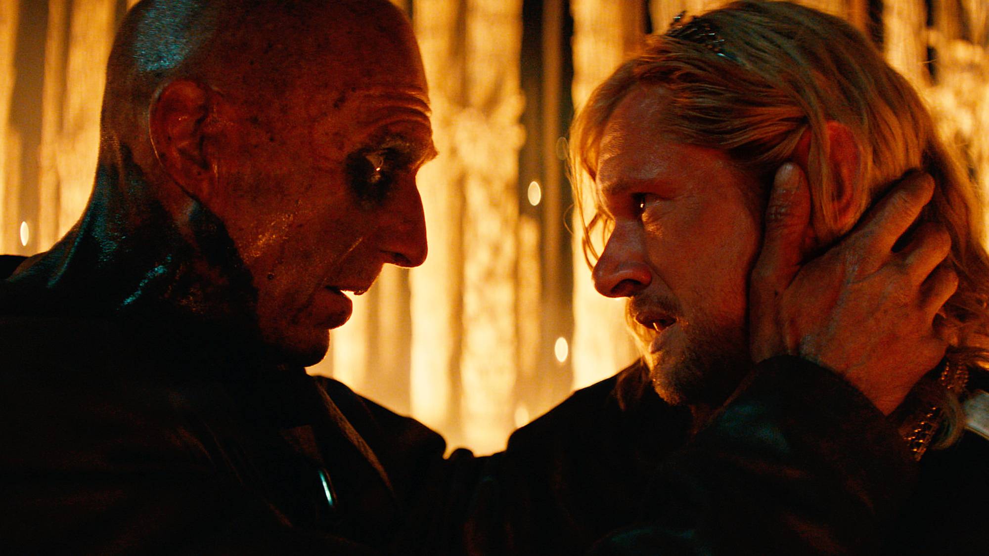 Ralph Fiennes and Jack O'Connell in "28 Years Later: The Bone Temple" movie (2026)