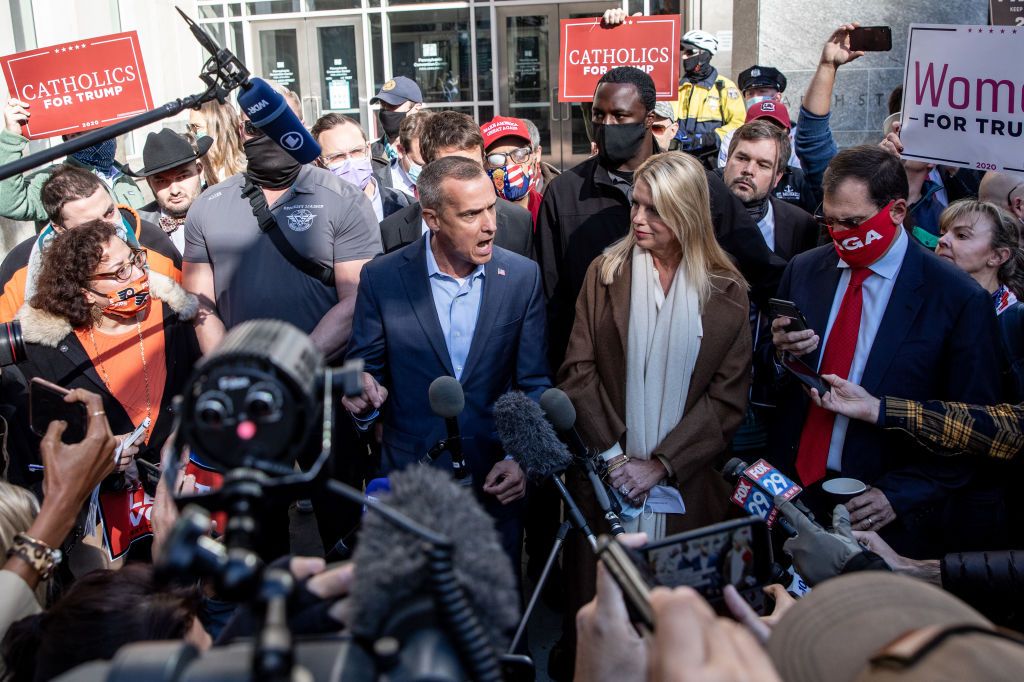 Corey Lewandowski and Pam Bondi.