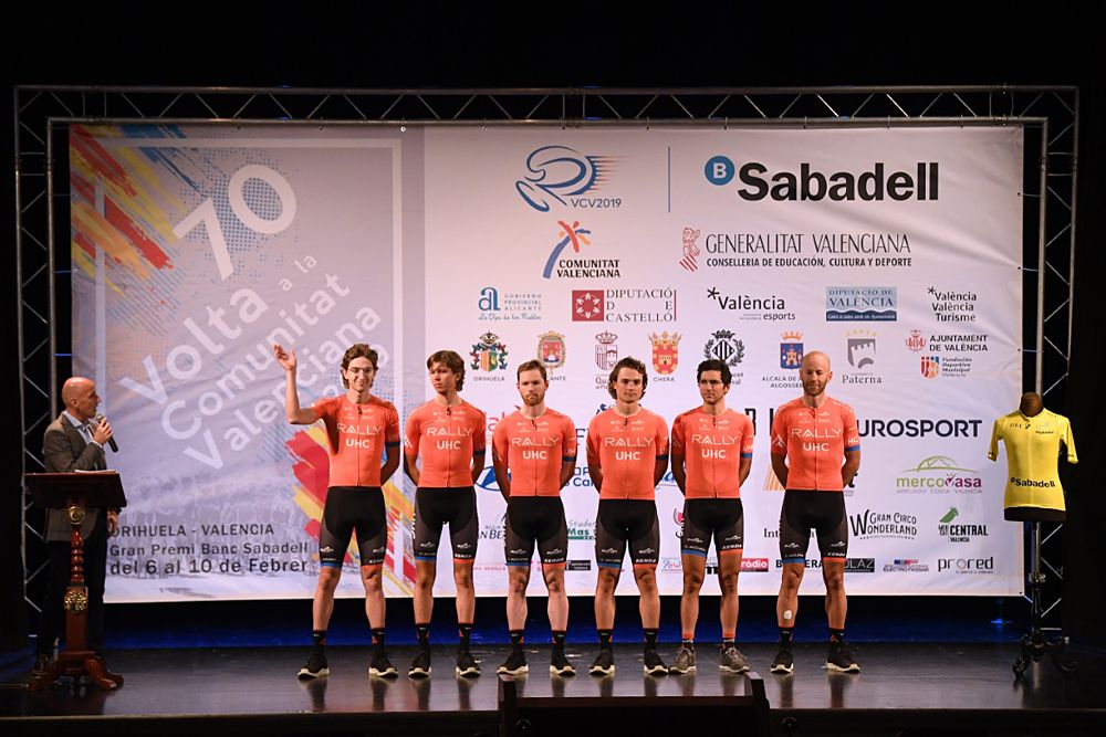 Rally UHC Cycling at Volta a la Comunitat Valenciana 2019 - Team Presentation
