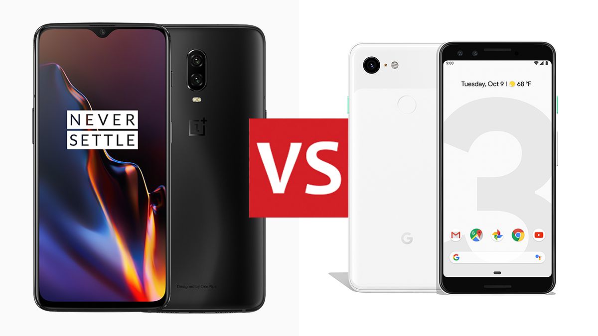 OnePlus 6T vs Google Pixel 3