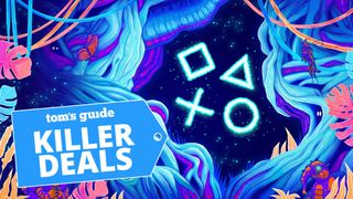 playstation summer sale key art with a Tom's Guide deal tag