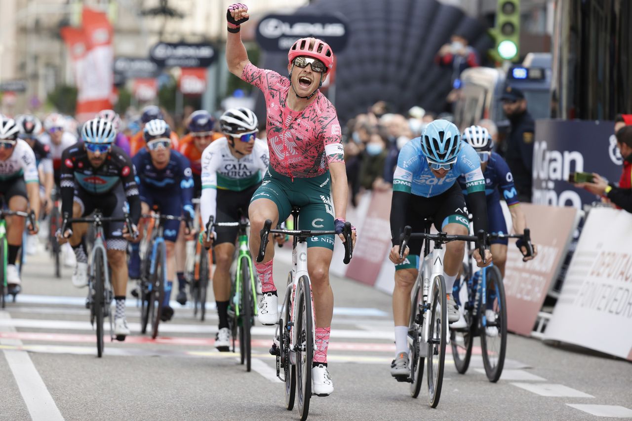 Magnus Cort (EF EasyPost) wins the opening stage of Gran Camino