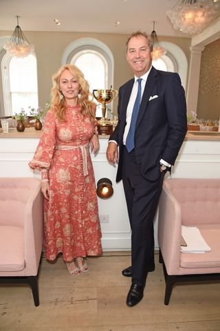 Who is Clodagh McKenna married to? Clodagh McKenna and her husband Harry Herbert at the 2019 Melbourne Cup luncheon at Spring at Somerset House on June 17, 2019 in London, England