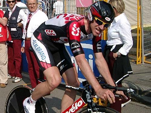 Jens Voigt (CSC) put in a big effort on the tough course