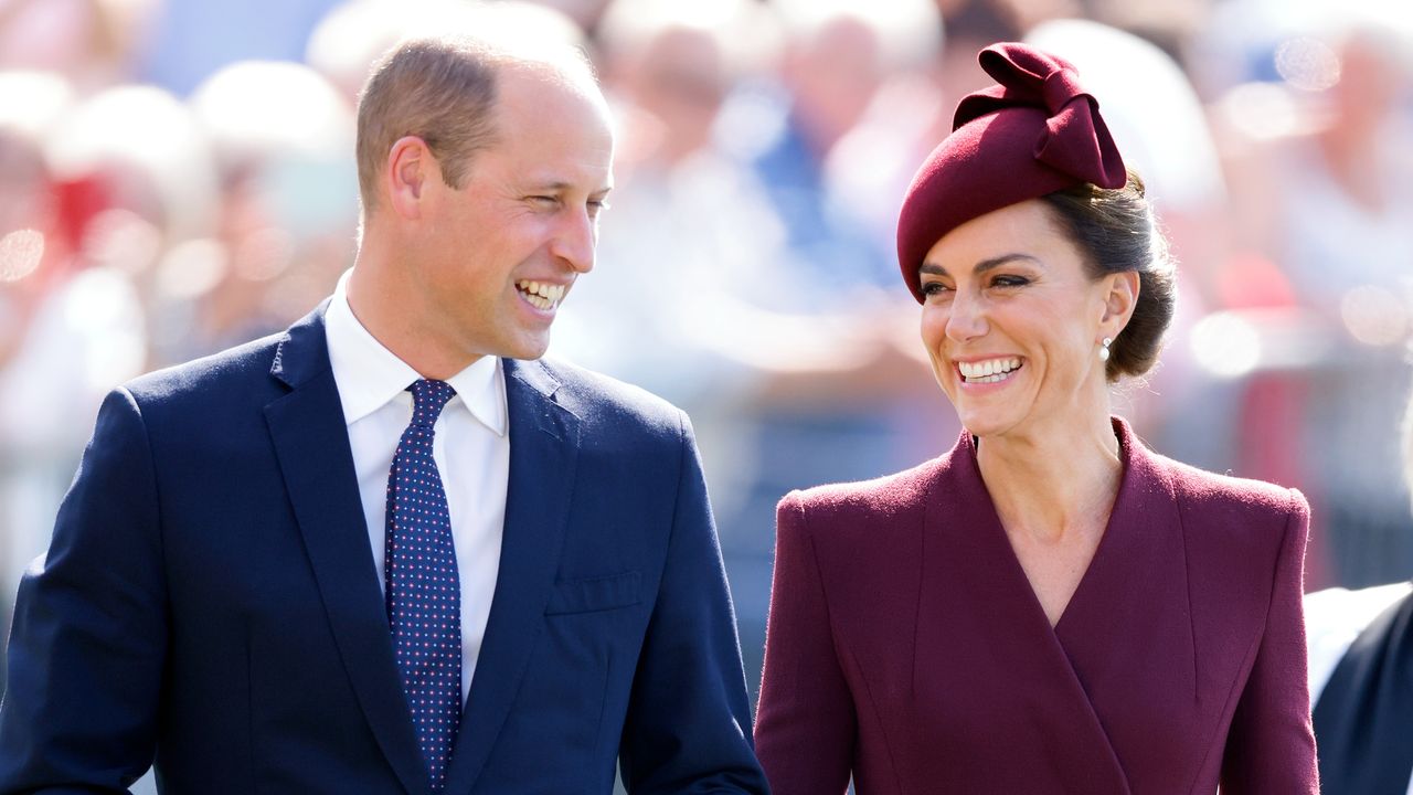 Prince William, Prince of Wales and Catherine, Princess of Wales attend a service to commemorate the life of Her Late Majesty Queen Elizabeth II