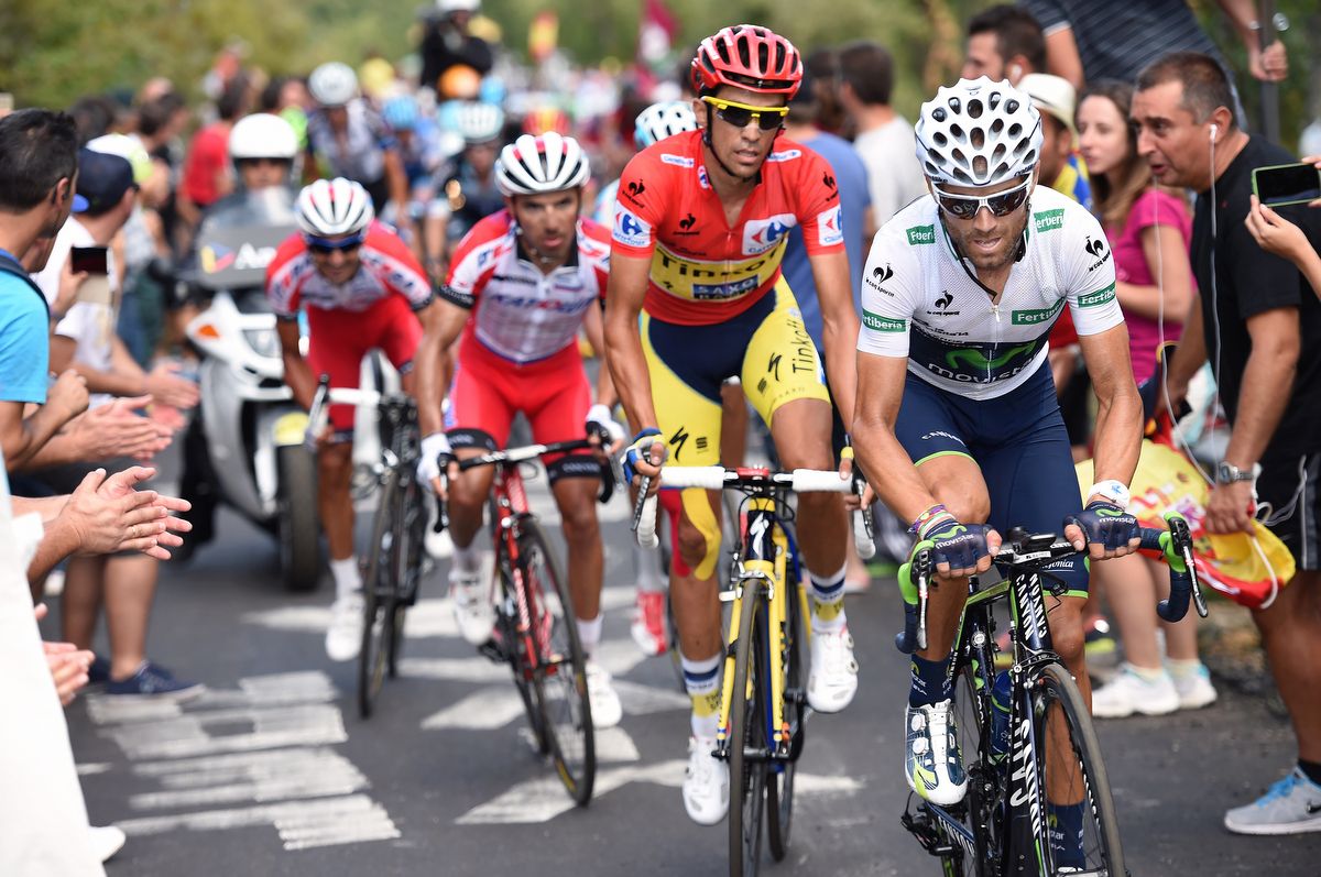 Alejandro Valverde, Alberto Contador and Joaquim Rodr&iacute;guez often did battle at the Vuelta