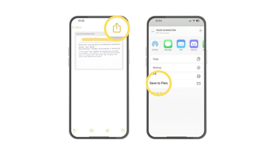 comment scanner un document iphone 12