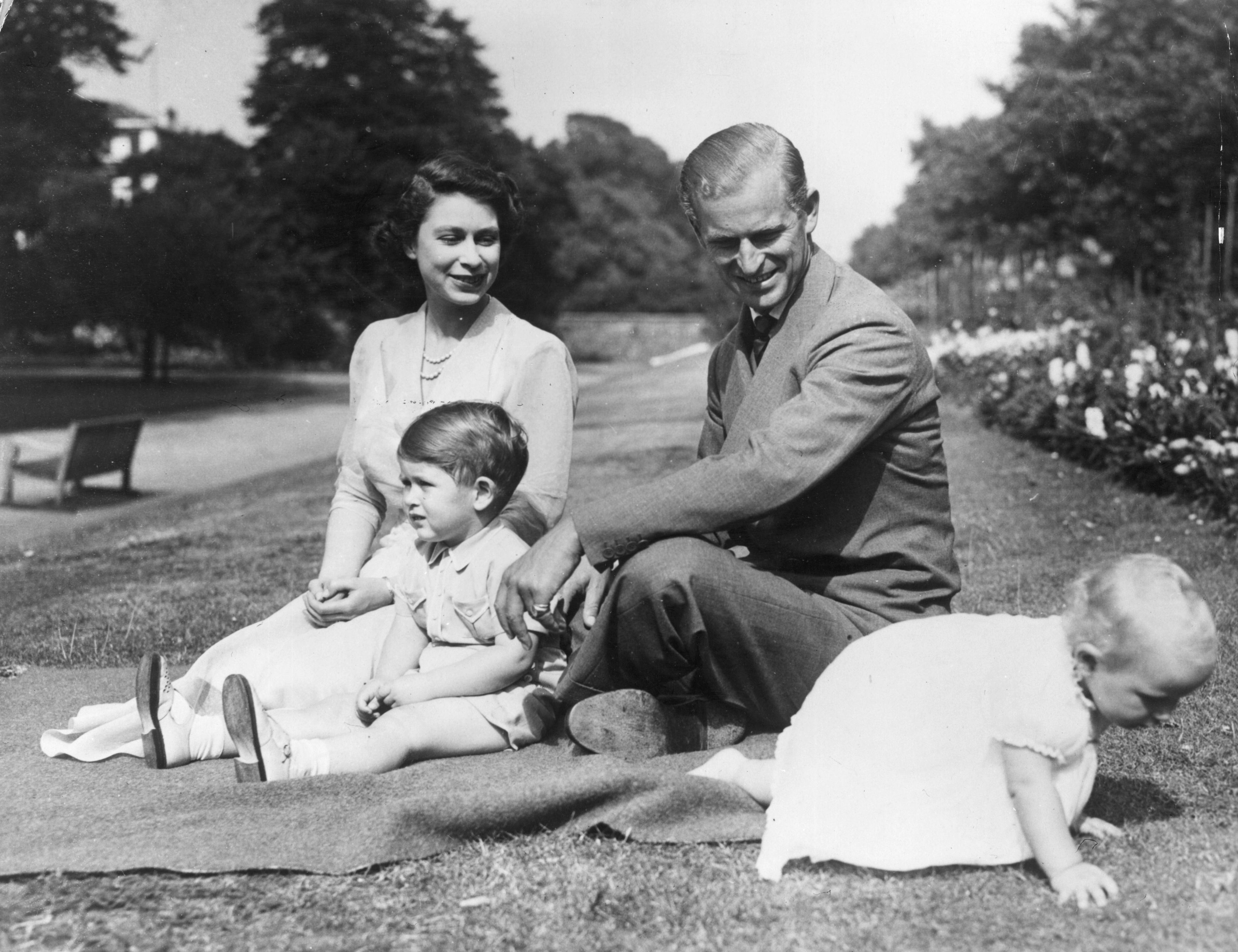 royal - elizabeth, philip, charles, anne