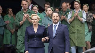 Kate Winslet as the Chancellor in The Regime